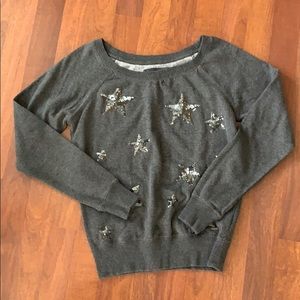 Garage Sequin Star Sweater